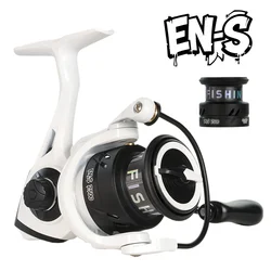 Carrete de spinning NUNATAK Shallow Spool para mar, cuerpo metálico