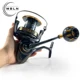 Carrete giratorio de metal con arrastre para trolling y jigging - imagen 3