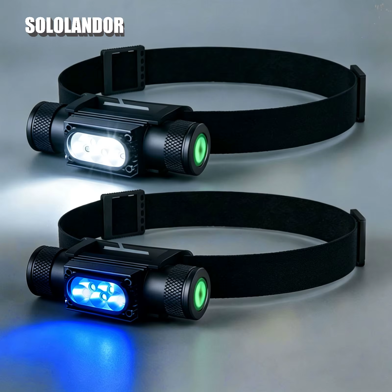 Faro LED pesca nocturna mini - linterna frontal USB de alta potencia - imagen 4