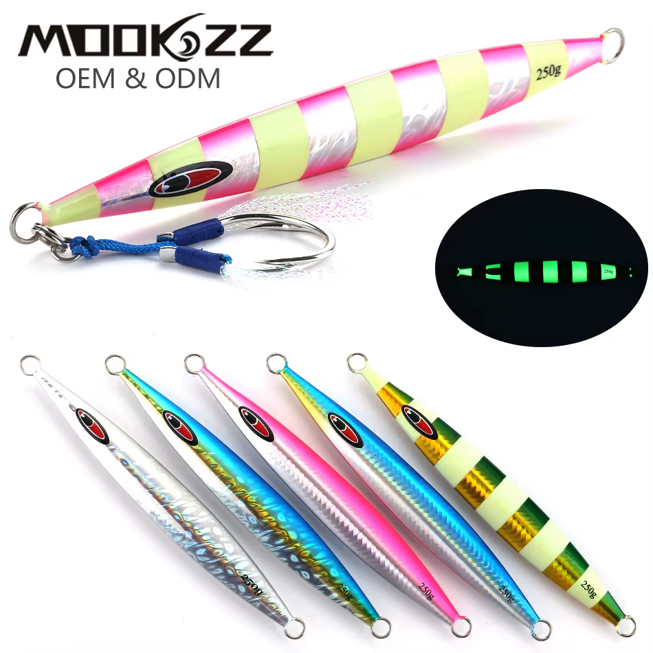 MOOCKZZ Slow Jig – Señuelo metal pesado para jigging 120-400g - imagen 5