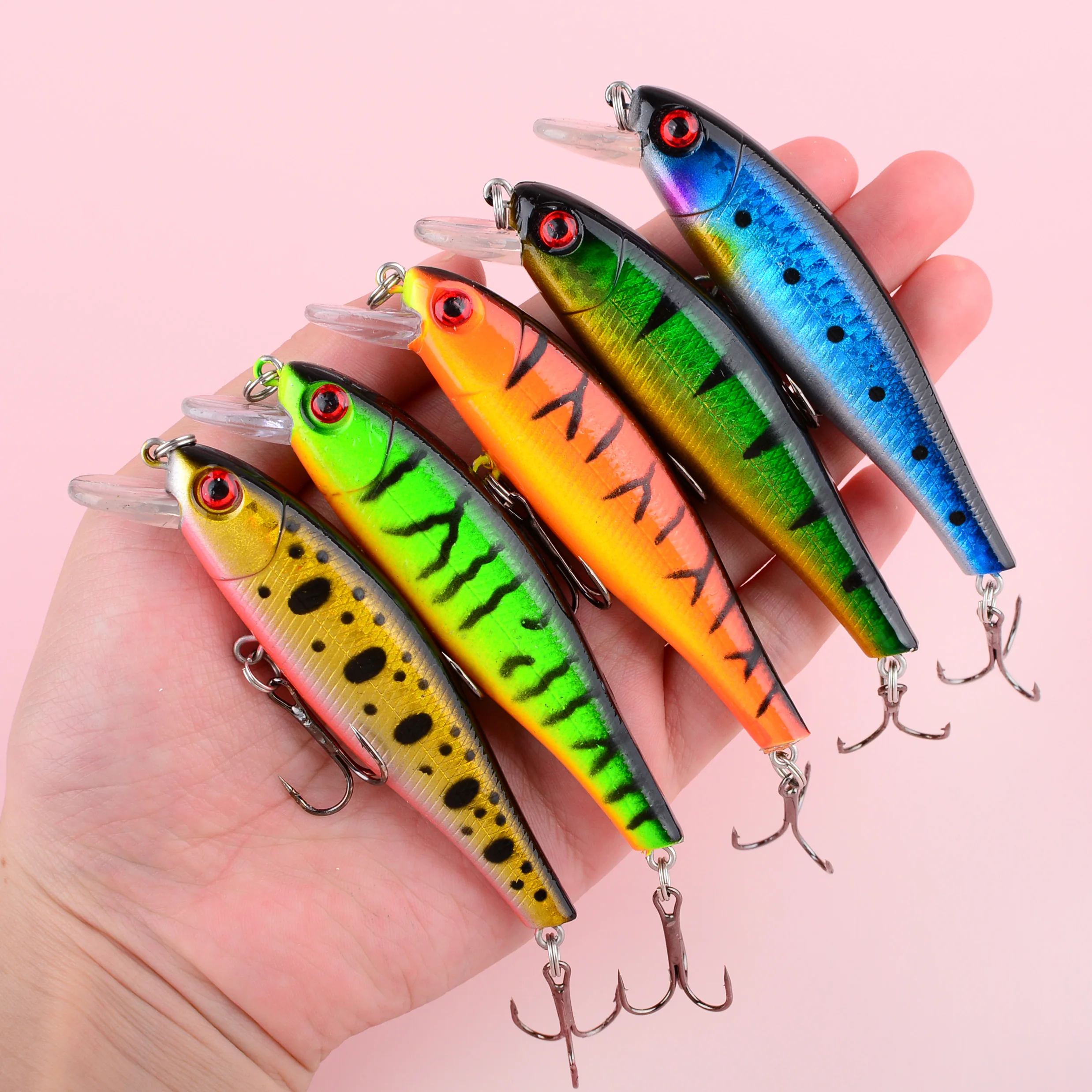 Señuelo Minnow trucha y perca en corriente para pesca artificial - imagen 5