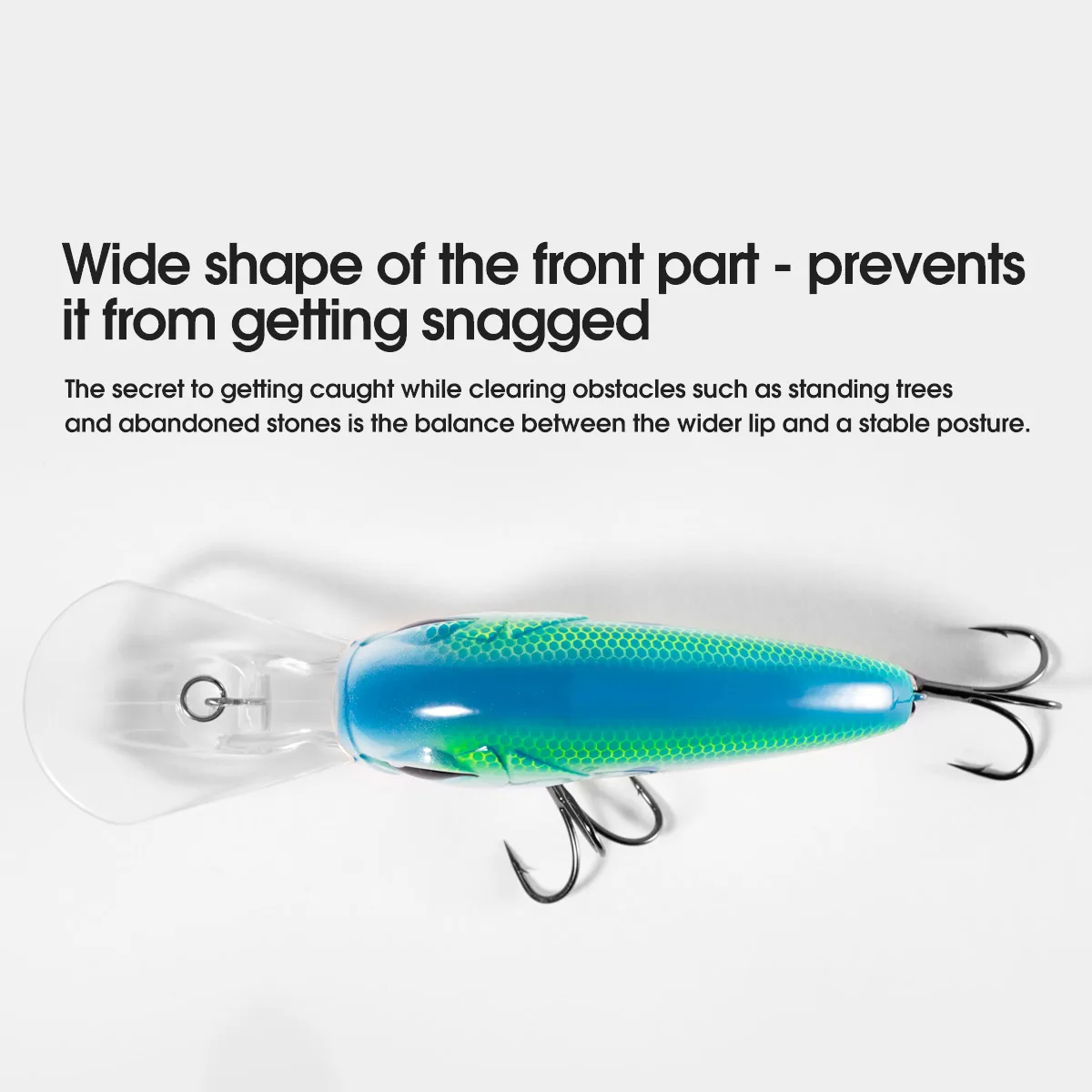 Crankbait NOEBY para lucio – Señuelo de profundidad - imagen 5