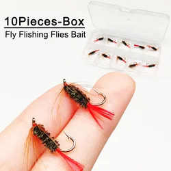 Moscas secas Redtail Dryfly para trucha y ninfas artificiales