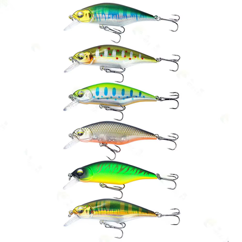 Crankbait Minnow flotante con ojos 3D - imagen 5