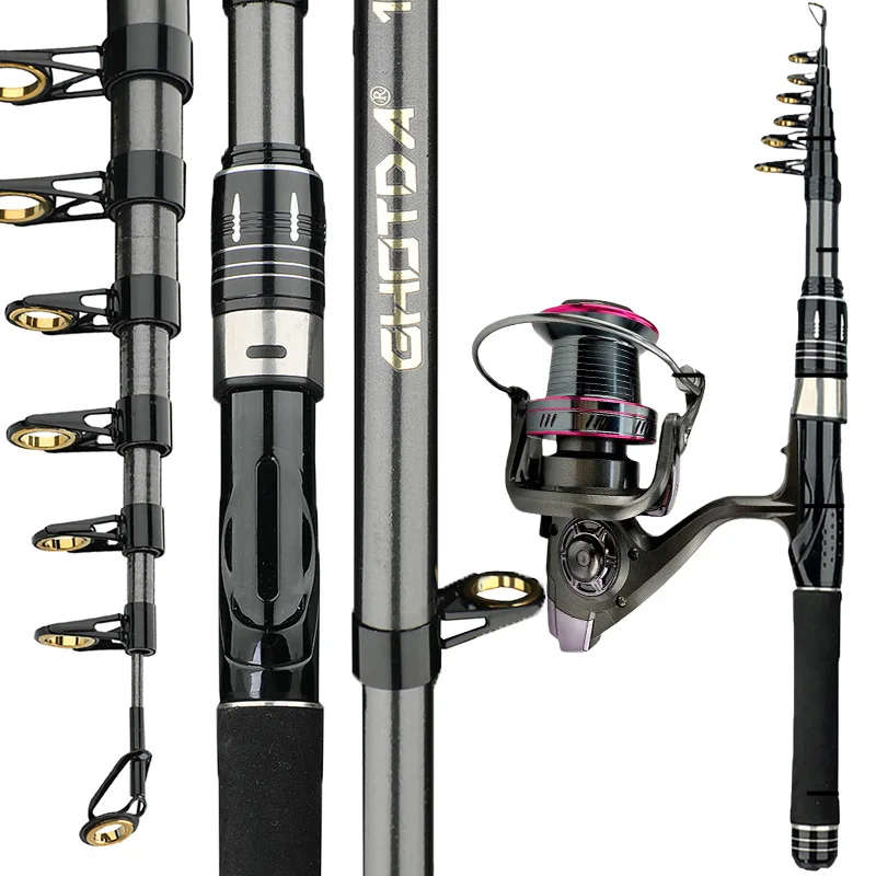 Combo caña spinning carrete para iniciarse en pesca deportiva