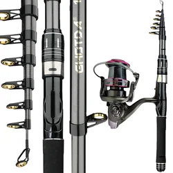 Combo caña spinning carrete para iniciarse en pesca deportiva