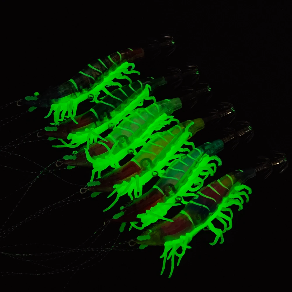 Ackibbik señuelo de camarón brillante para agua salada - imagen 5
