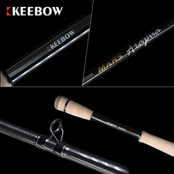 KeeBow Mars Arapua caña spinning fundida FUJI SIC y ECS corcho