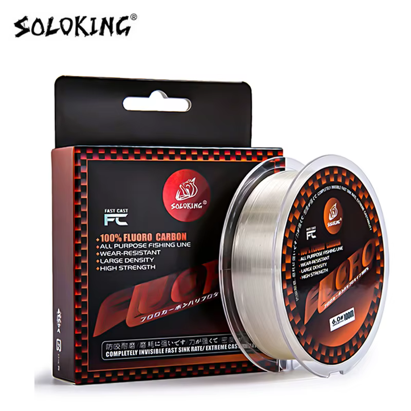 Línea de pesca nailon fluorocarbono – Invisible rápido hundimiento