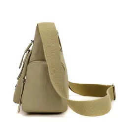 Bolso bandolera mujer tela Oxford ligera con múltiples bolsillos