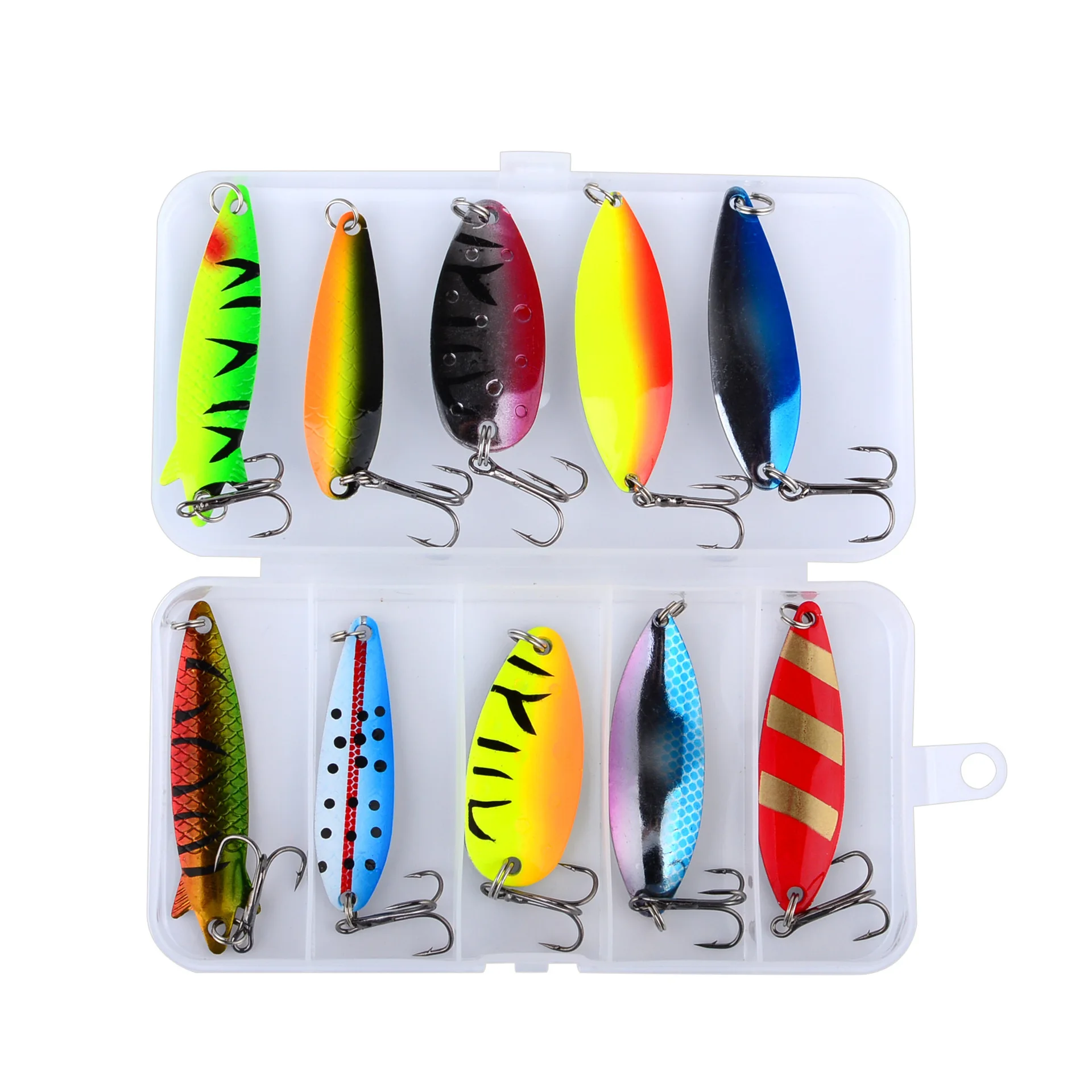 BRAVMACK Cucharas giratorias de metal duro para carpas – Agua dulce - imagen 4