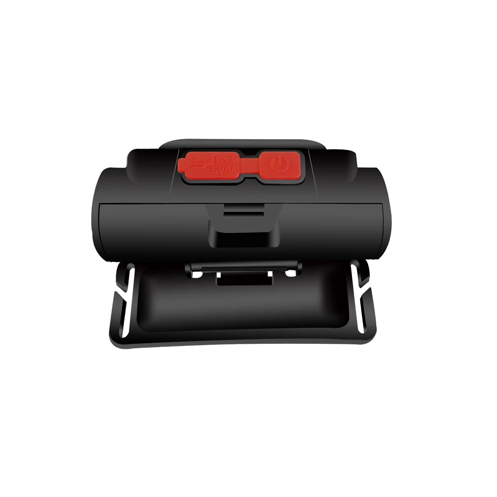 Minifaro portátil luz de cabeza para caza y pesca USB blanco rojo - imagen 5
