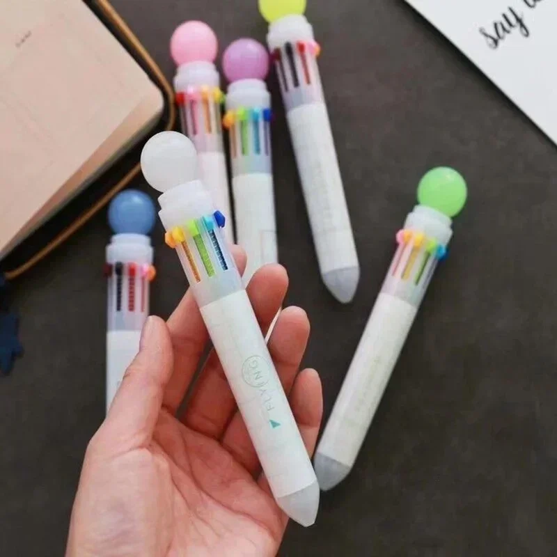 Bolígrafo de lujo Kawaii para niños con tinta brillante y suave - imagen 3