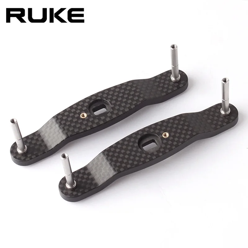 Manivela de carbono RUKE para carrete pesca – accesorio DIY ligero - imagen 2