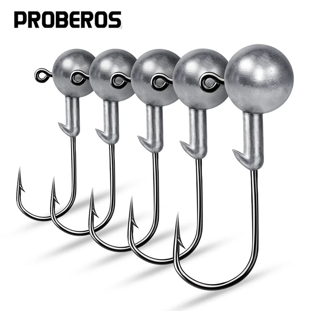 Jig Heads 1-3,5g para señuelo vinilo – Cabezal anzuelo de calidad
