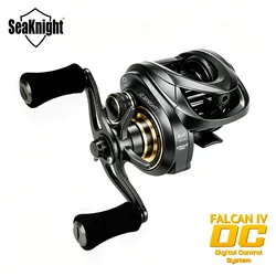 Carrete baitcasting SeaKnight FALCAN IV DC 8.1:1 arrastre fibra carbono