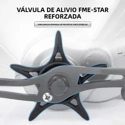 Carrete de pesca DEUKIO con freno y manivela de aluminio
