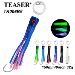 Teaser TR006-B 150mm Señuelo Trolling Marítimo con Falda