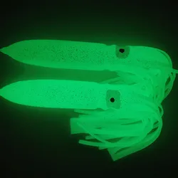 Señuelo Pulpo 30cm Brillos calamar – Goma suave para atún