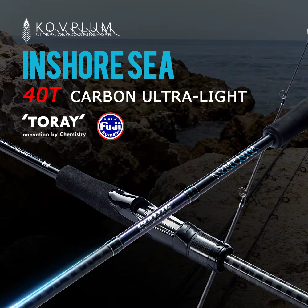 Caña Spinning Soloking Komplum – Carbono 40T con guías Fuji