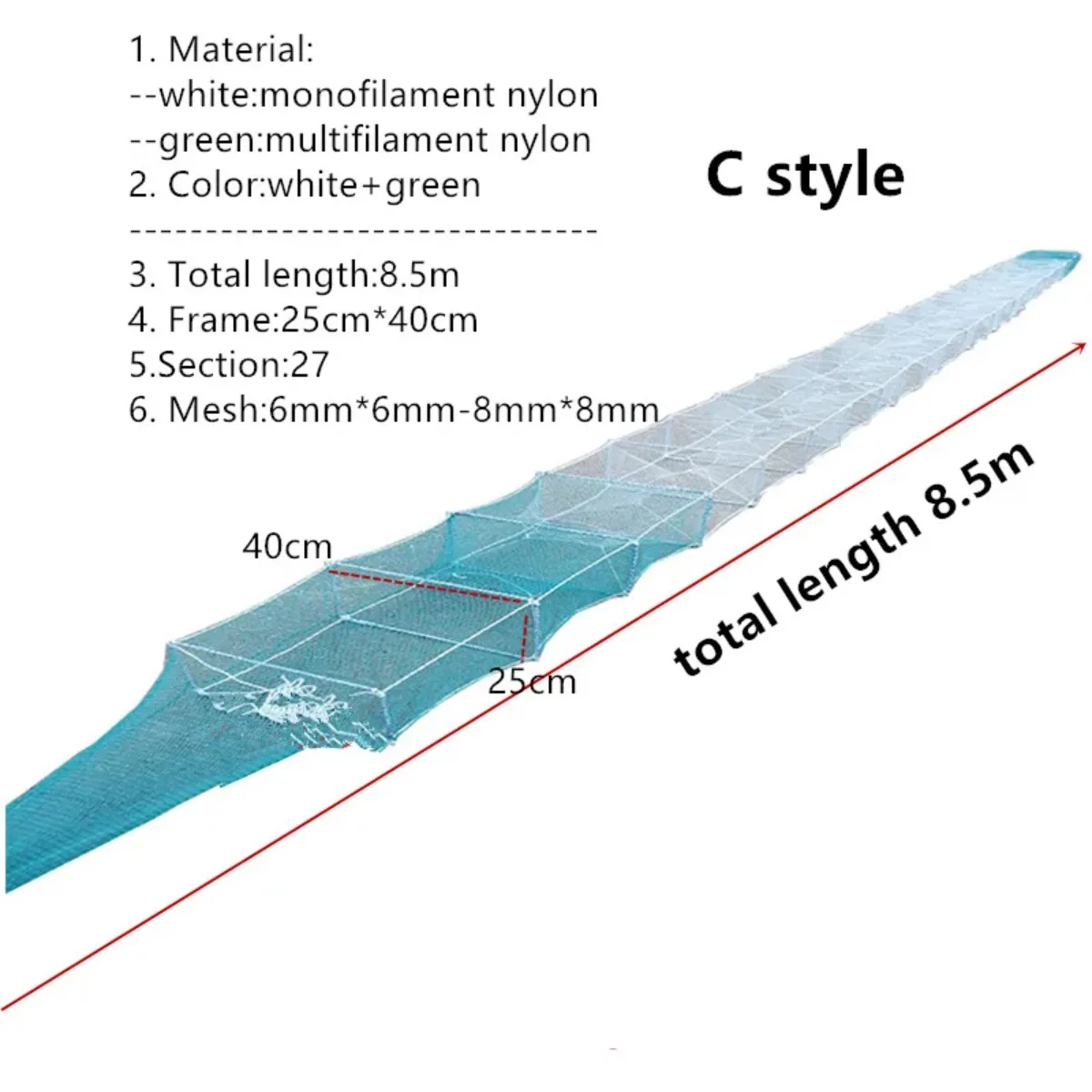 Nasa plegable para camarones y cangrejos - imagen 3
