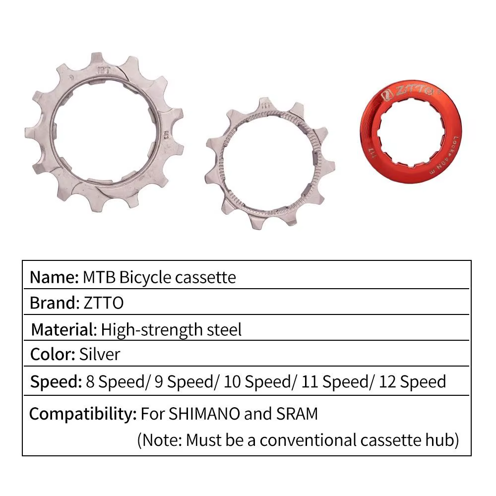 Casete MTB 8 velocidades piñón libre – Compatible disco - imagen 3