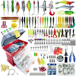 Caja de pesca multiestancias GRATIS FISHER con aparejos, plomos y anzuelos