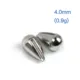 Jig head de tungsteno en gota para pesca en hielo DIY - imagen 3