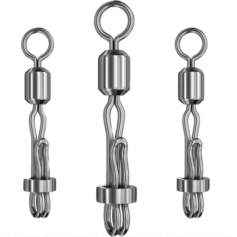 Conector sublínea con figura en ocho – Clip rápido para pesca