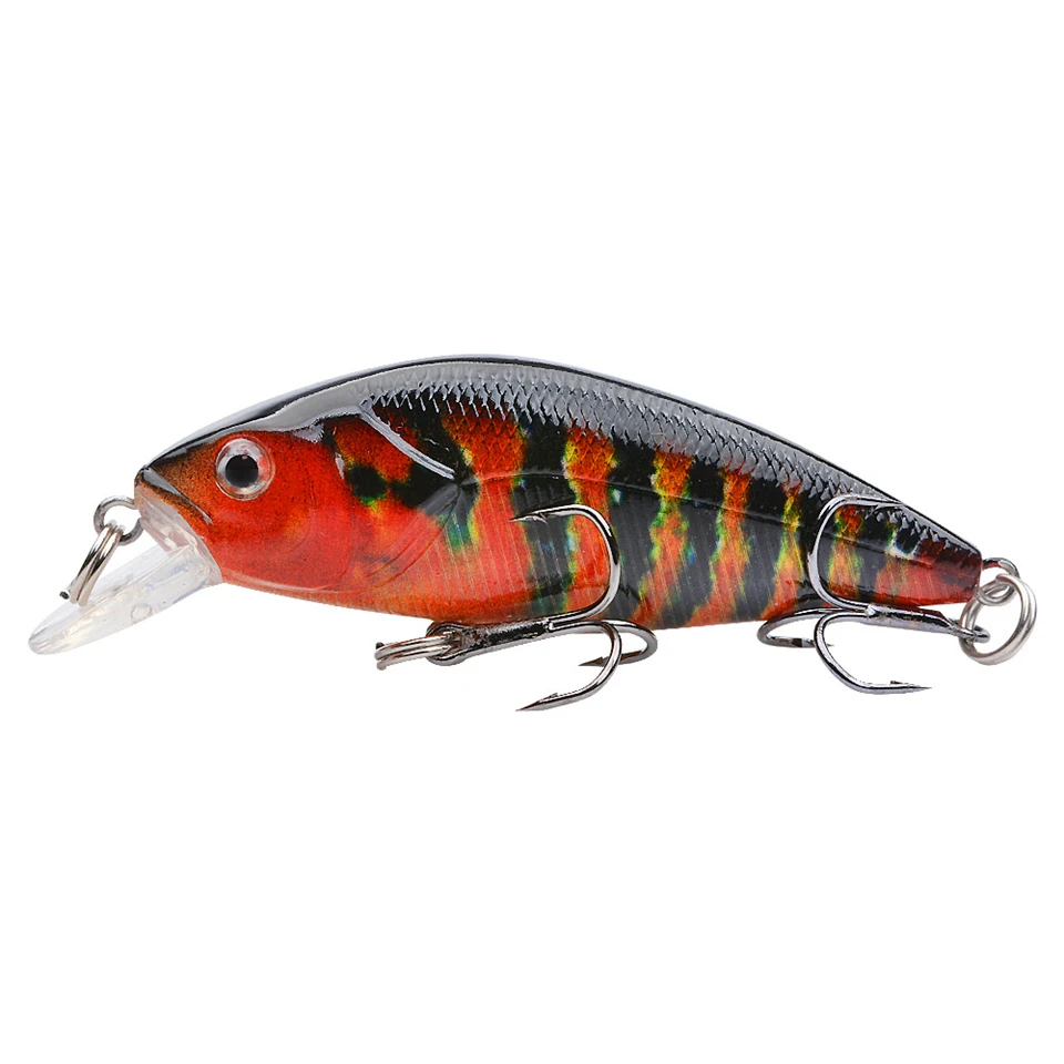 Detalle de la forma y acción del minnow