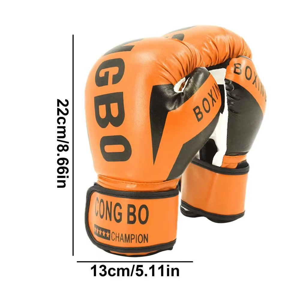 Guantes de Boxeo para Niños Transpirables – Cuero PU, 6 oz, Muay Thai - imagen 5