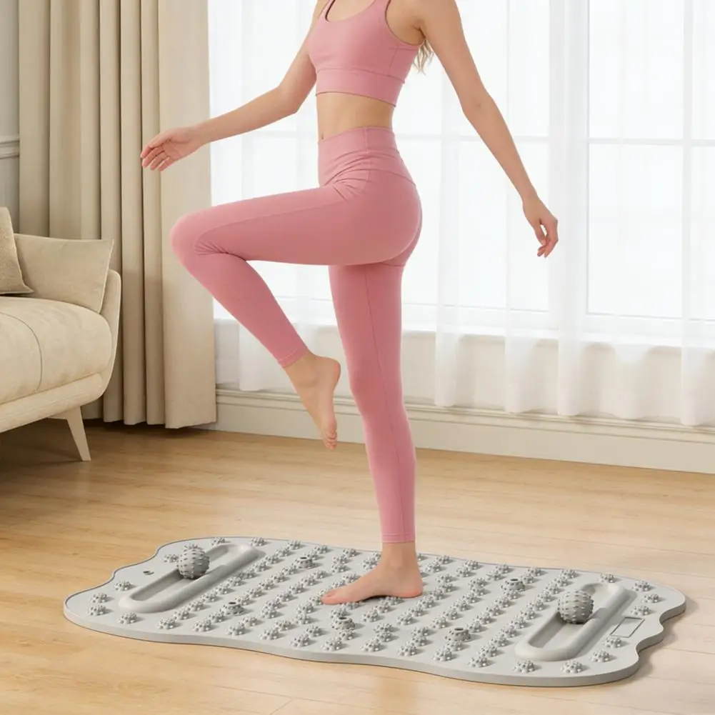 Alfombrilla Reflexología Pies con Bolas Dobles – Masaje Acupresión - imagen 3