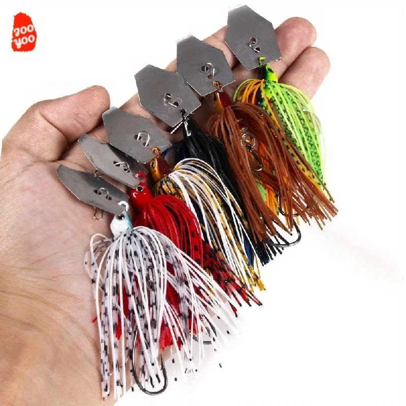 Chatterbait sin malezas con lentejuelas giratorias - imagen 5