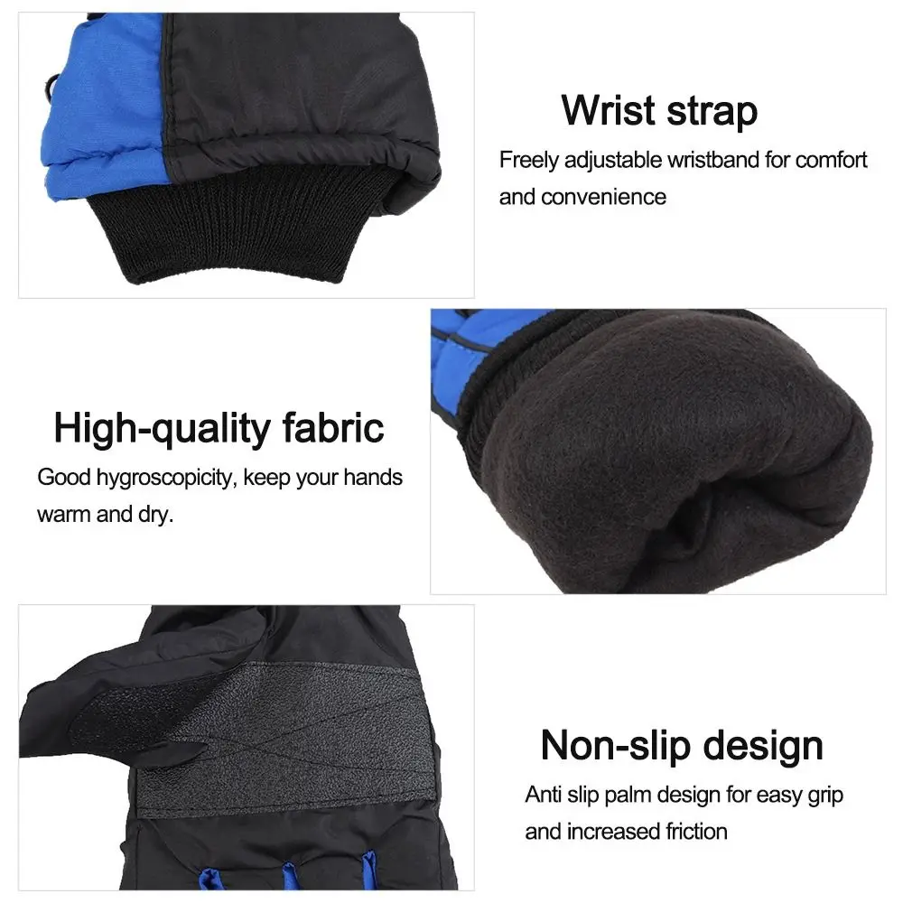 Guantes térmicos cortaviento con pantalla táctil y antideslizantes