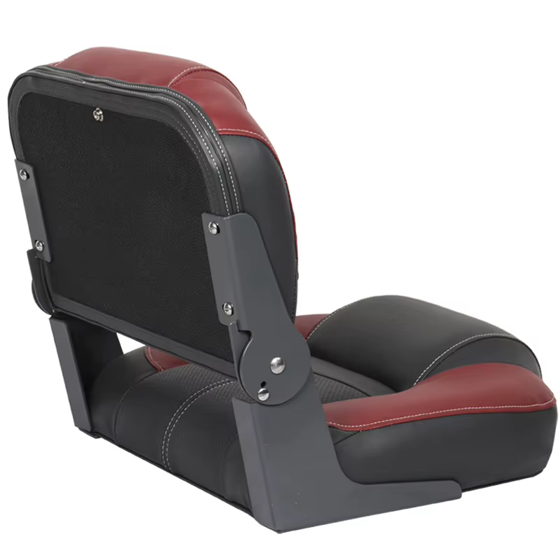 Asiento plegable barco de pesca ergonómico impermeable cuero PVC - imagen 5