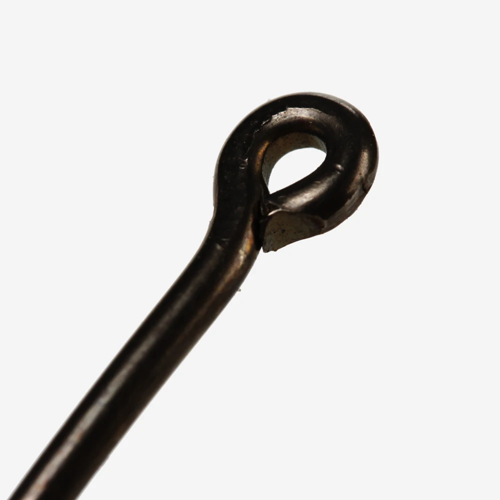 Anzuelos de acero alto carbono negros para pesca deportiva - imagen 3