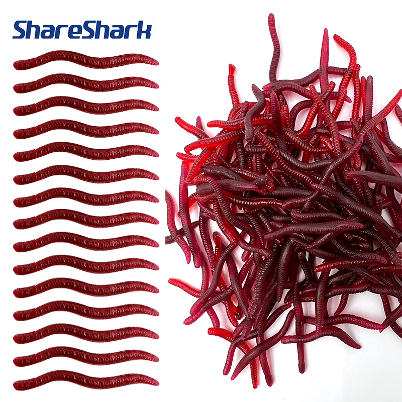 Señuelos blandos ShareShark luminosos realistas con efecto pez