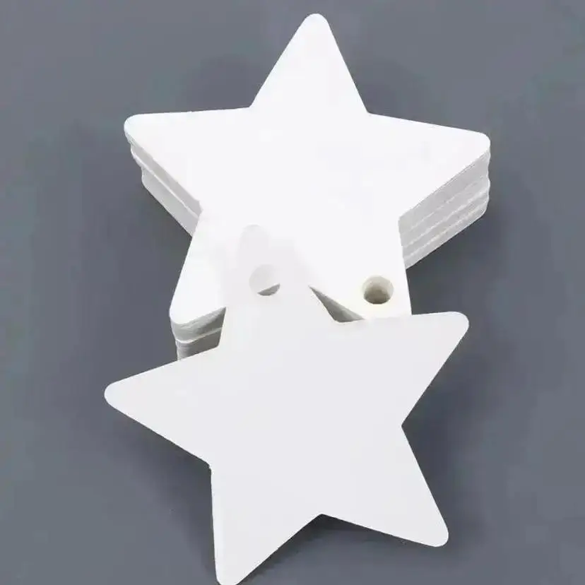 Etiquetas colgantes de estrella para regalos de Navidad y boda - imagen 2