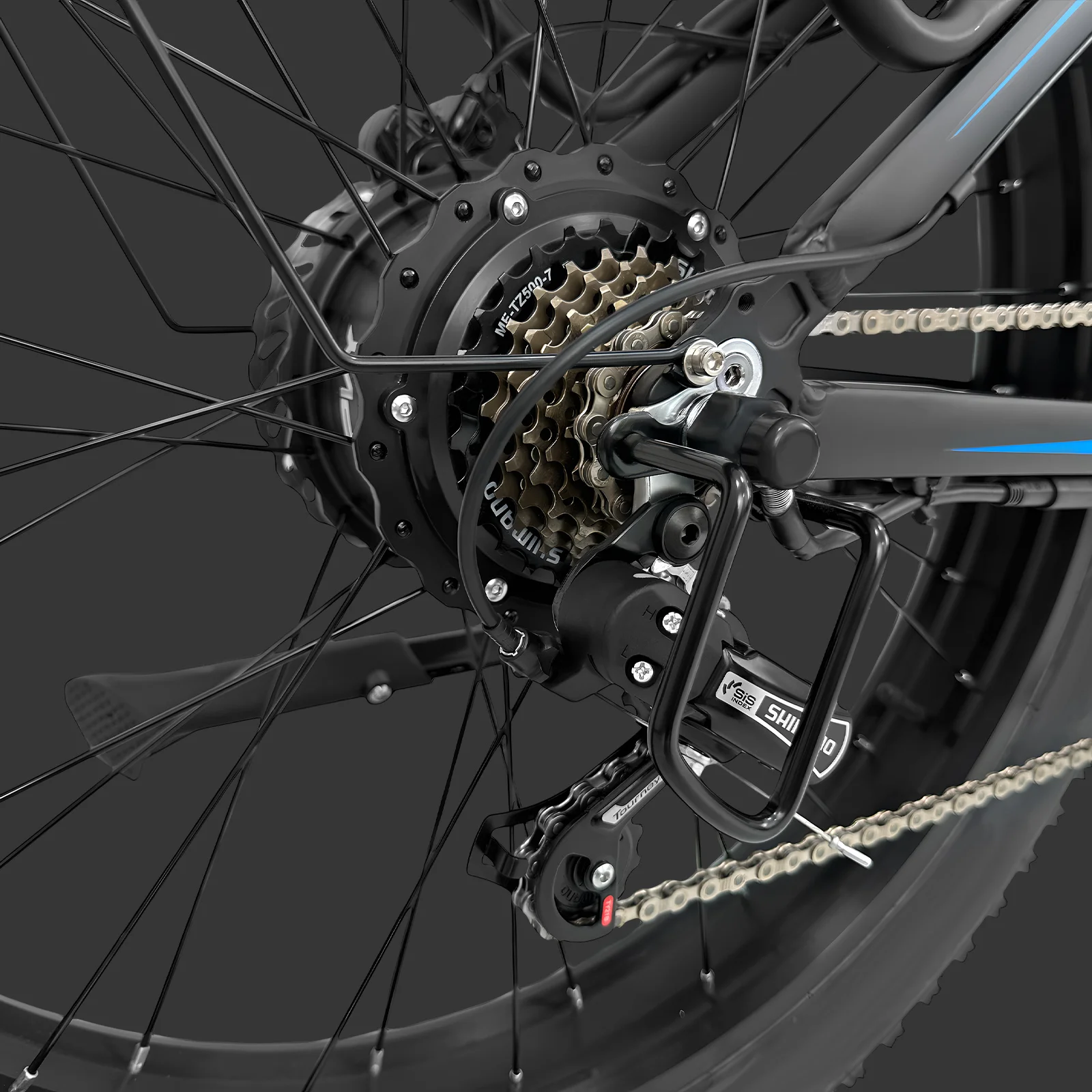 PVY MAX26 Bicicleta eléctrica urbana de neumático ancho y potente motor - imagen 2