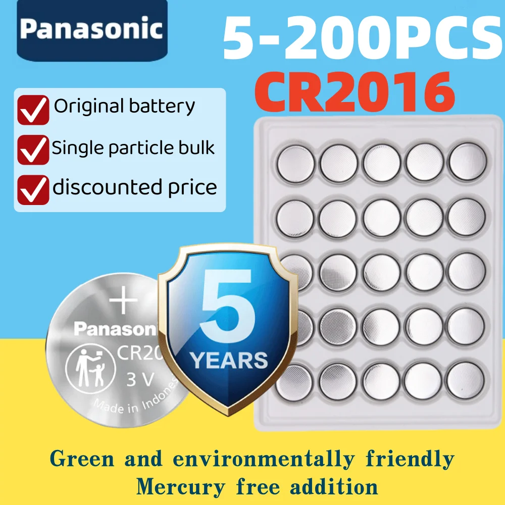 Batería Panasonic CR2016 frontal