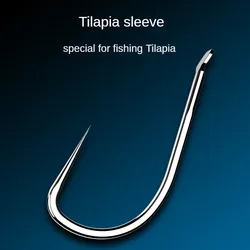 Anzuelos de Titanio Tilapia Voladora para Carpa