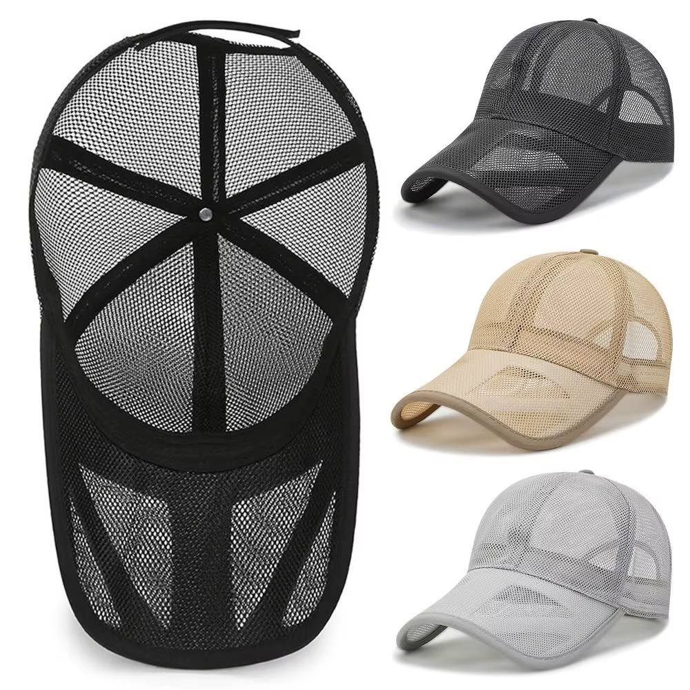 Gorra de pesca mesh transpirable con protección solar - imagen 5