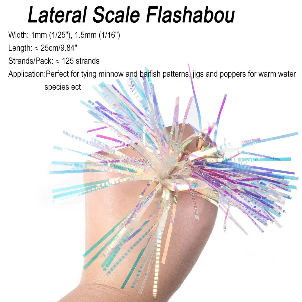 Detalle del material Flashabou