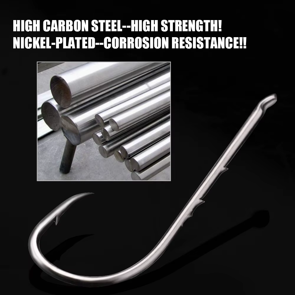 FTK Anzuelos acero alto carbono para carpa - imagen 5