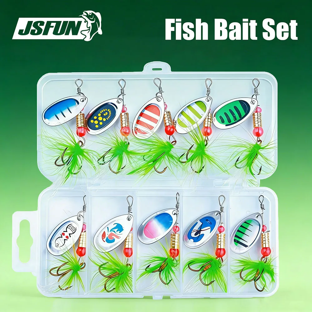 Spinnerbait metálico con cuchara giratoria