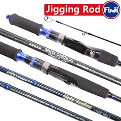 Caña Slow Jigging Carbono Anillas Fuji 30-120g