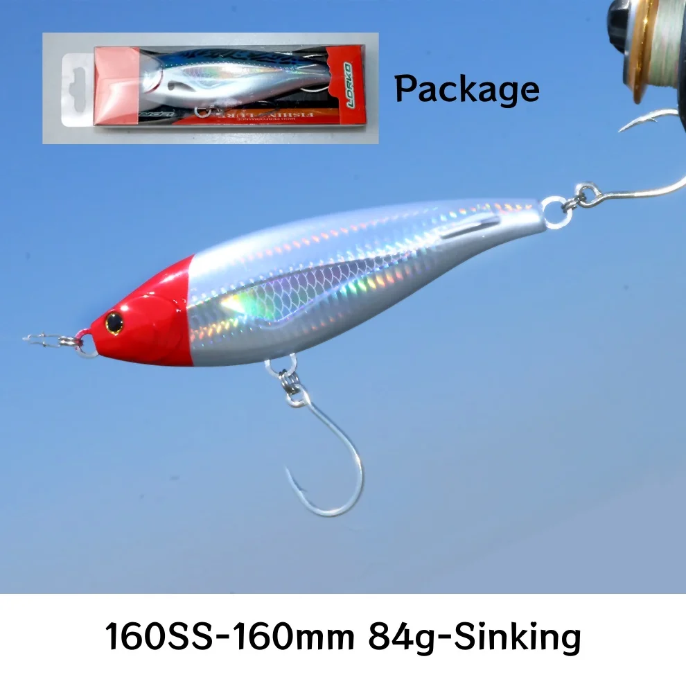 Swolfy stickbait hundimiento lento – lanzado largo para lubina y atún - imagen 4