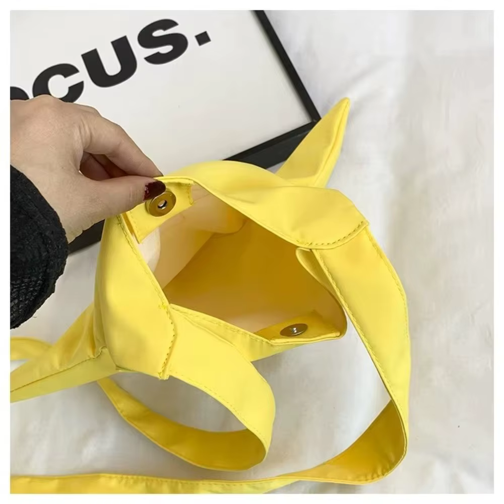 Bolso crossbody forma estrella mujer lona color sólido