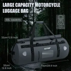 Bolsa de sillín impermeable Goture MOLLE para asiento trasero