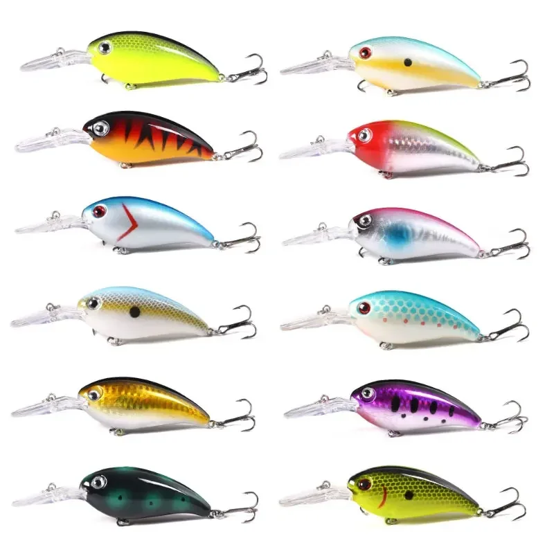 Señuelo Wobbler Crankbait Minnow para trolling y pesca de lucio